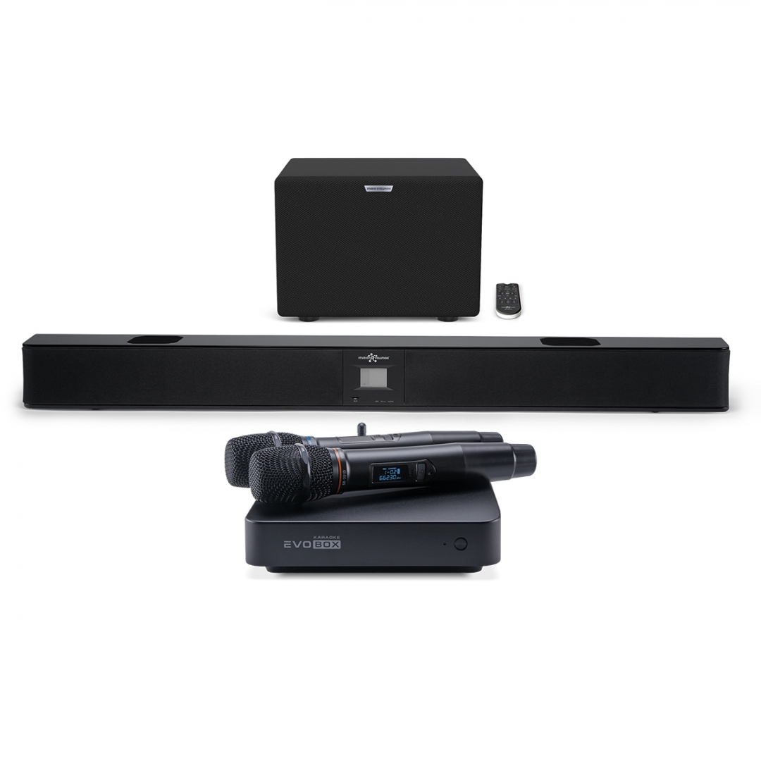 караоке-комплект EVOBOX Plus + EvoSound Bar (саундбар с караоке) в Киришах