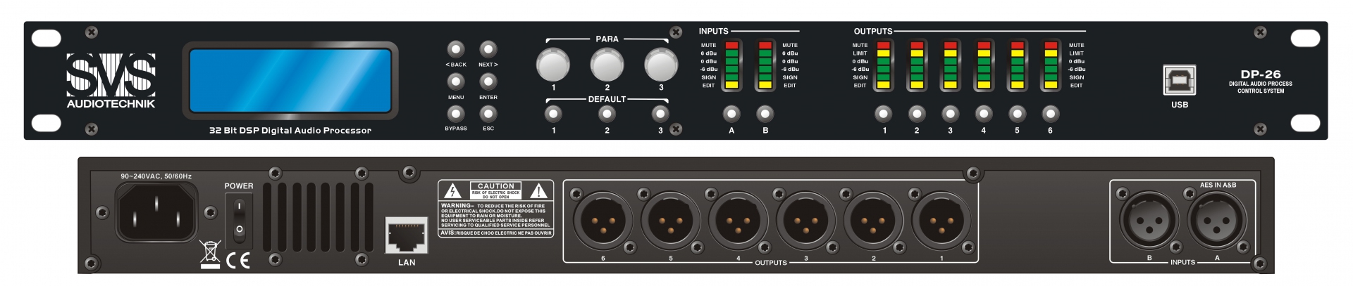 SVS Audiotechnik DP-26 Цифровой процессор: 2 входа 6 выходов в Киришах