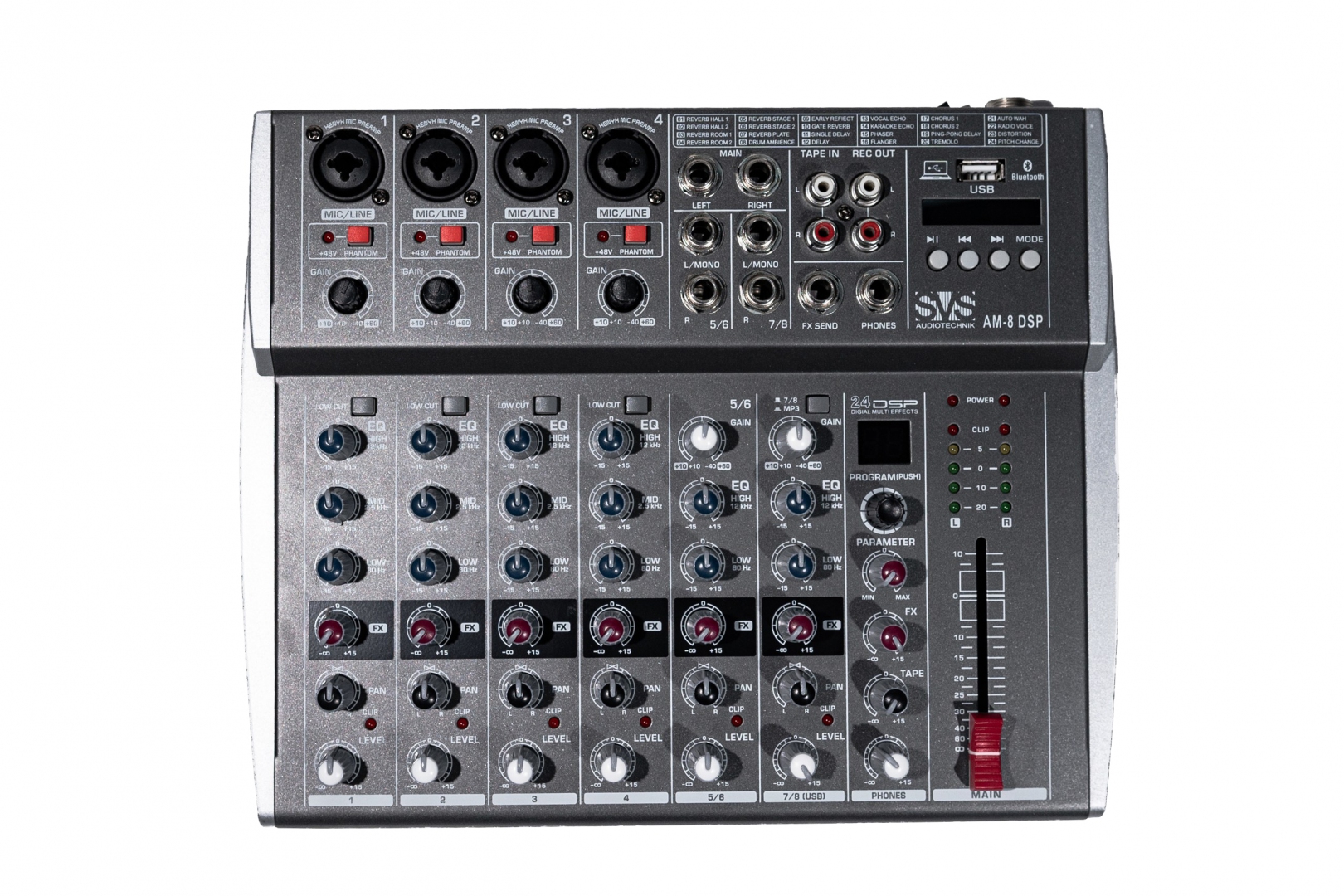 SVS Audiotechnik mixers AM-8 DSP Микшерный пульт аналоговый, 8-канальный в Киришах